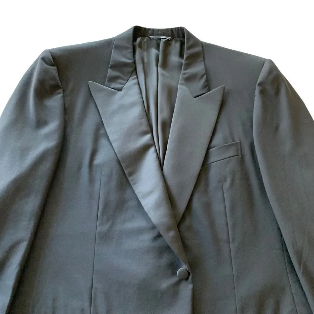Dunhill Black Wool Suit Coat